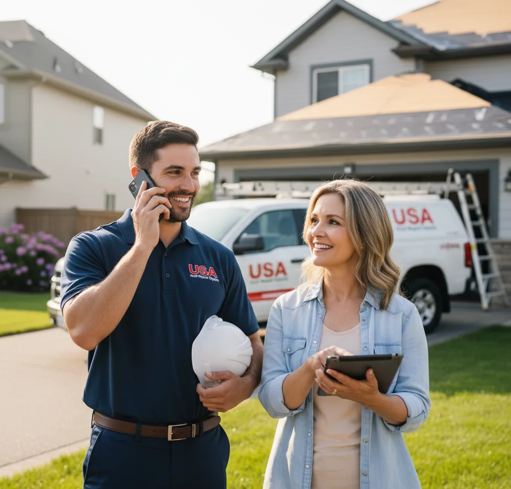 USA Roof Repair Experts customer support in Swansea